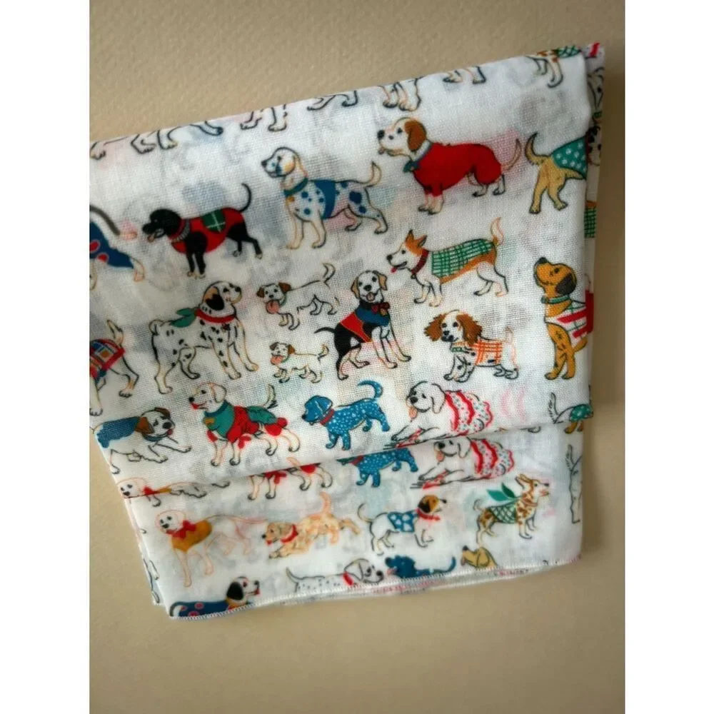 Dog print scarf P140